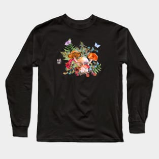 Mushrooms and Ferns Long Sleeve T-Shirt